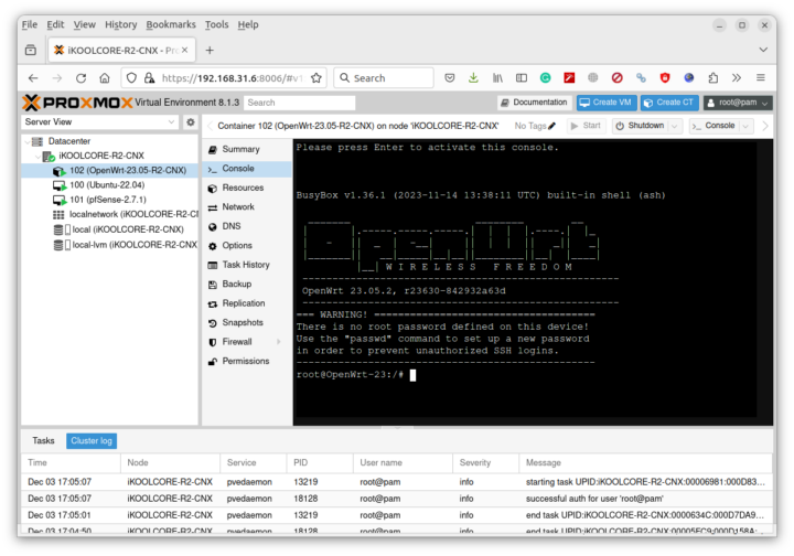 iKOOLCORE R2 Proxmox VE Ubuntu pfSense OpenWrt