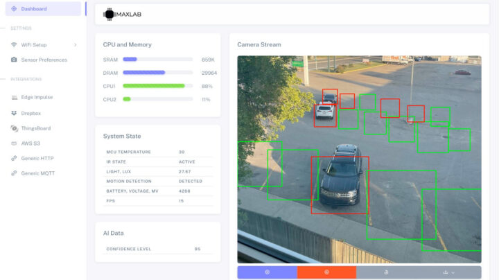 maxlab tokay dashboard