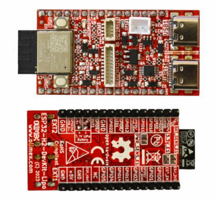 ESP32-H2 board with LiPo Battery support