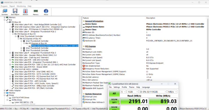 GEEKOM Mini IT12 USB4 Thunderbolt Speed