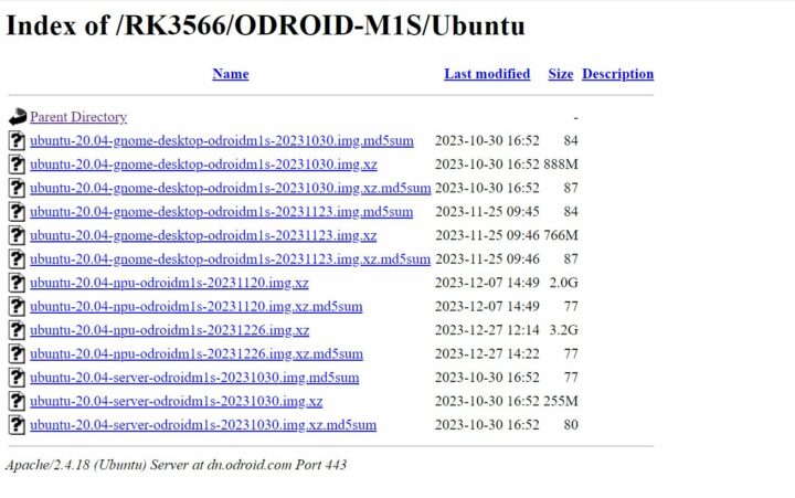 ODROID-M1S Ubuntu 20.04 official release