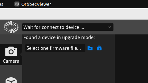 OrbbecViewer Firmware Upgrade
