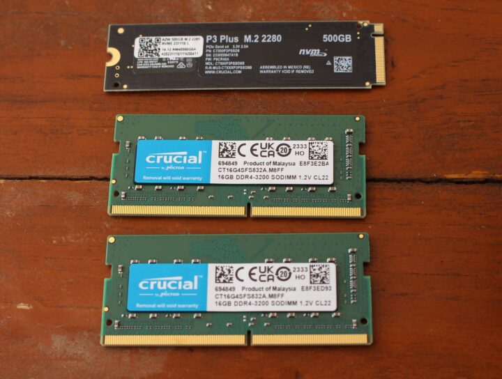 P3 Plus SSD DDR4-2300 Crucial Memory