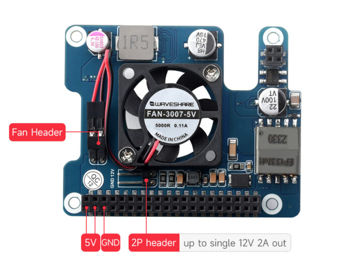 PoE HAT(F) headers