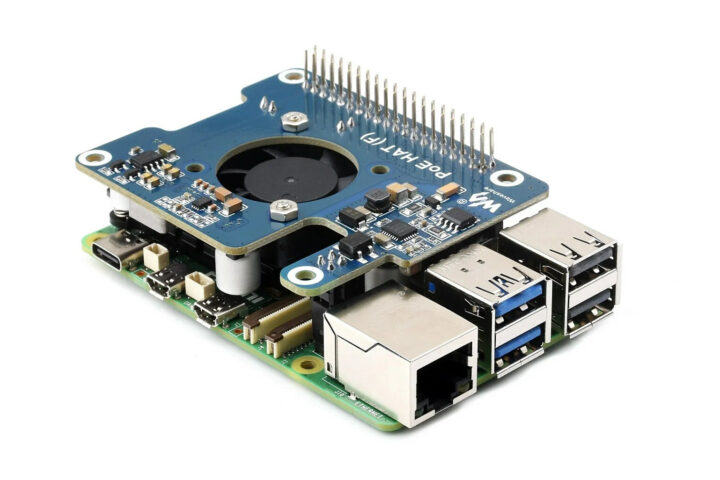 Raspberry Pi 5 PoE HAT+