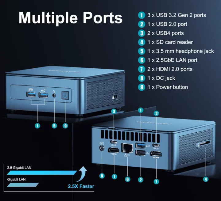 GEEKOM Mini IT13 specifications