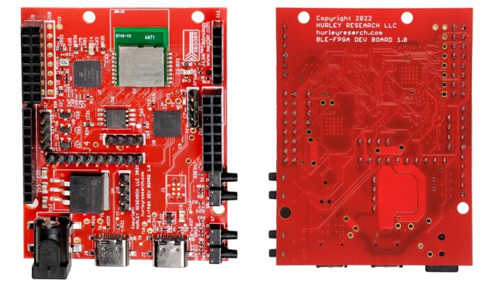 nrfice fpga board front back