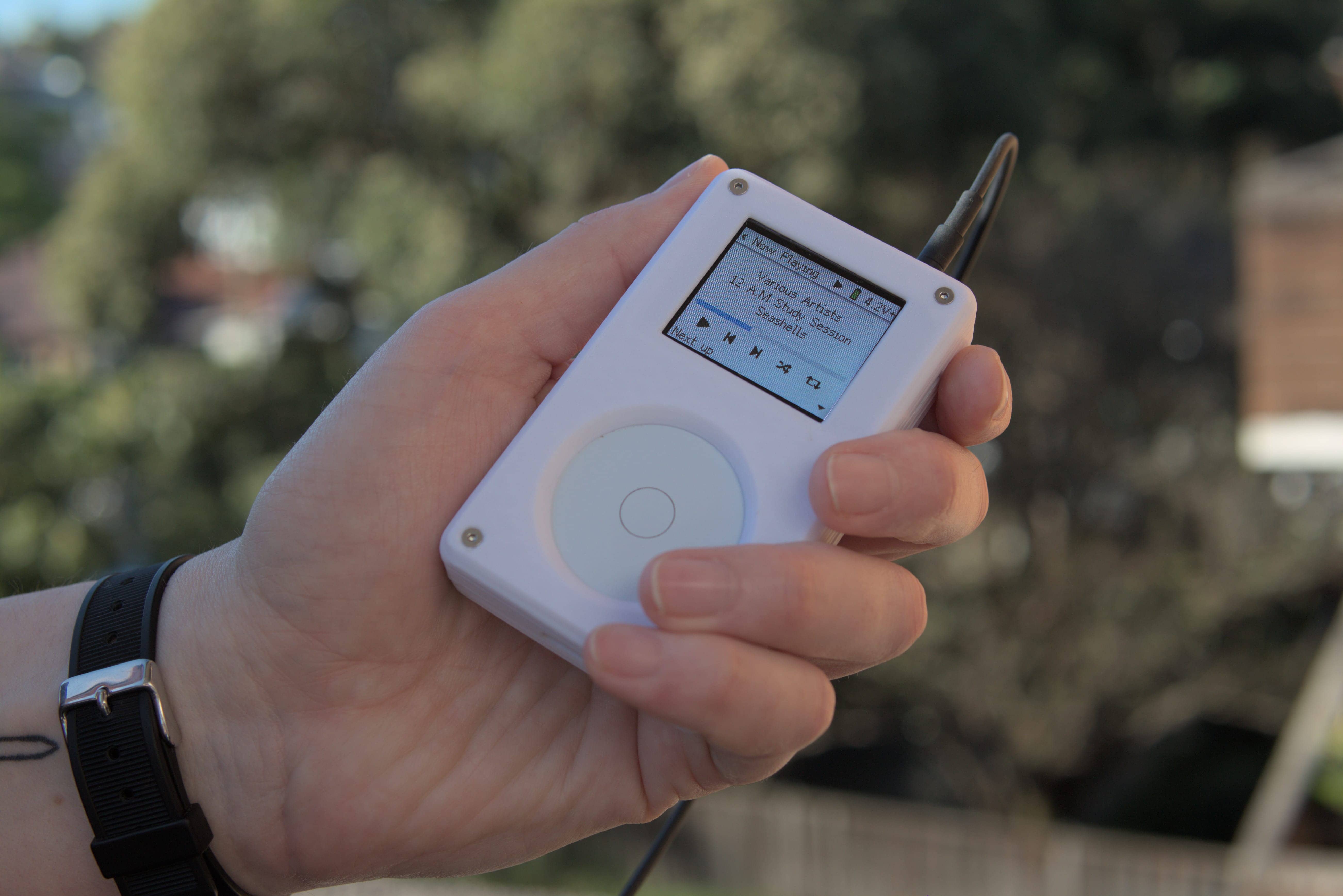 tangara music player outside