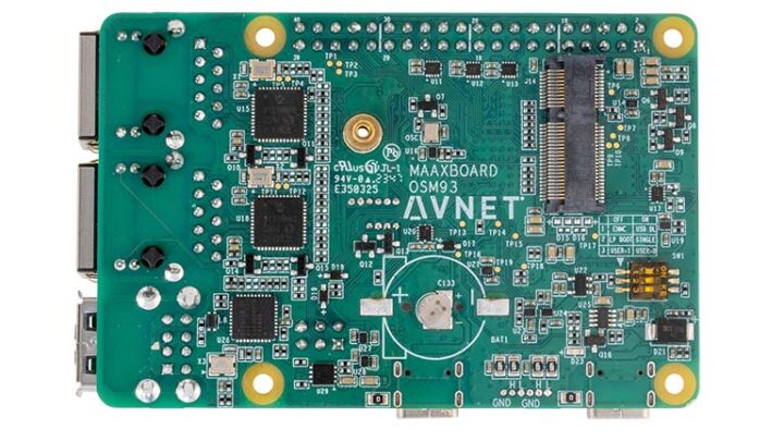 NXP iMX 93 SBC with M.2 socket