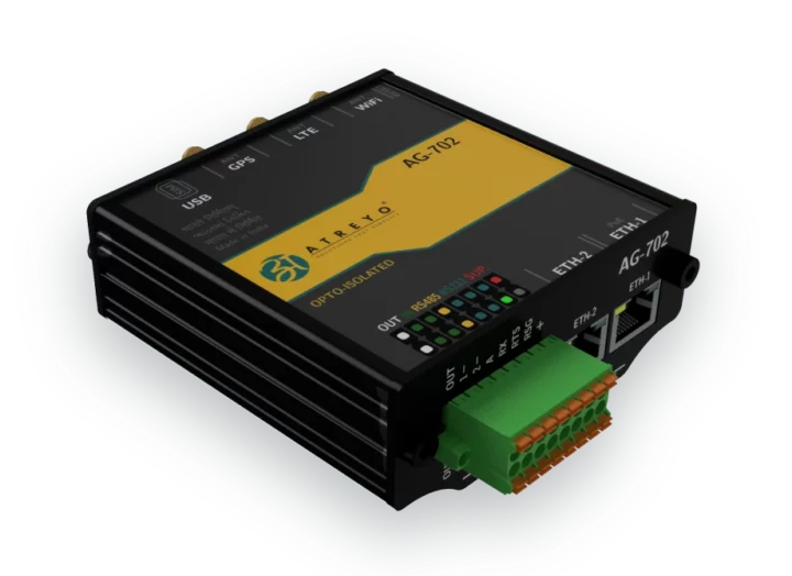 RS485 dual Ethernet gateway