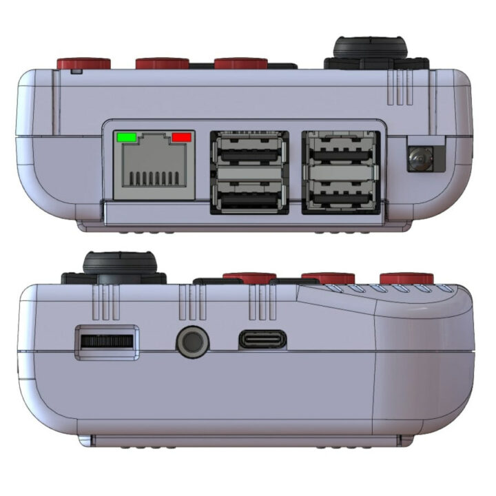 Raspberry Pi 5 handheld game console