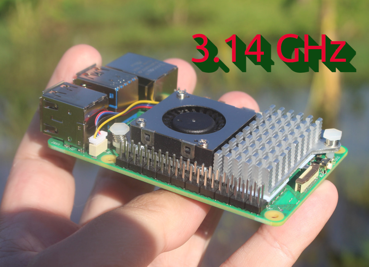 Raspberry Pi 5 overclocked 3.14 GHz