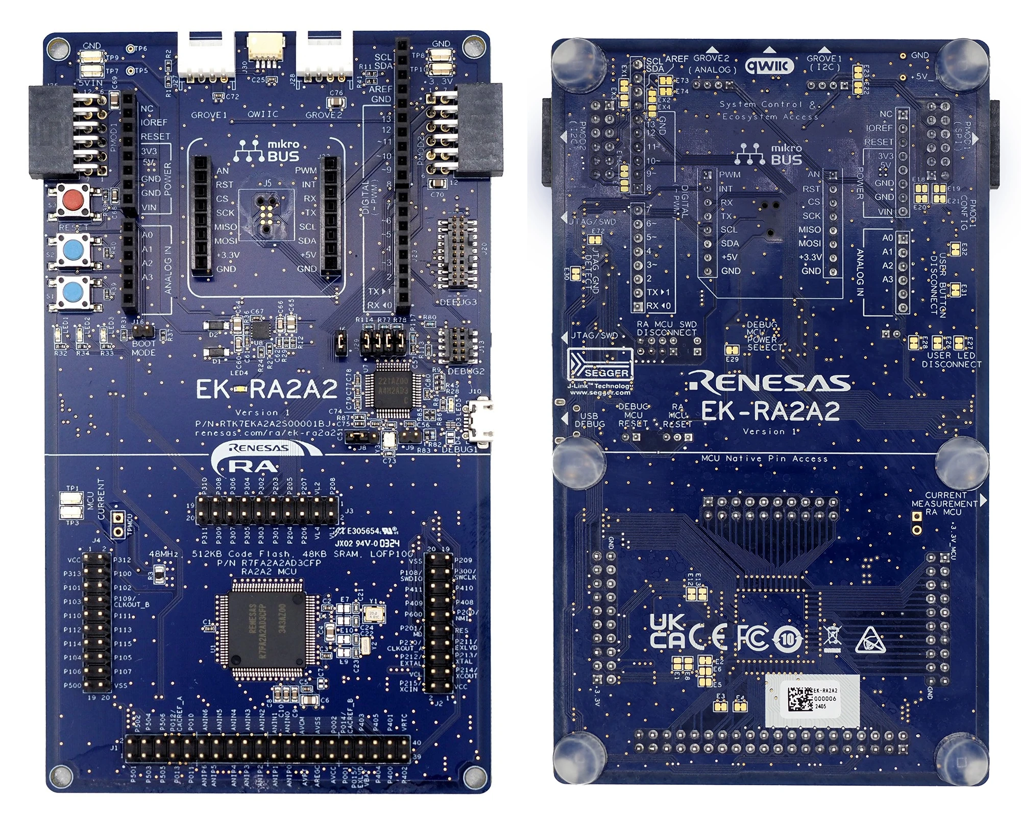 Renesas EK-RA2A2 evaluation board