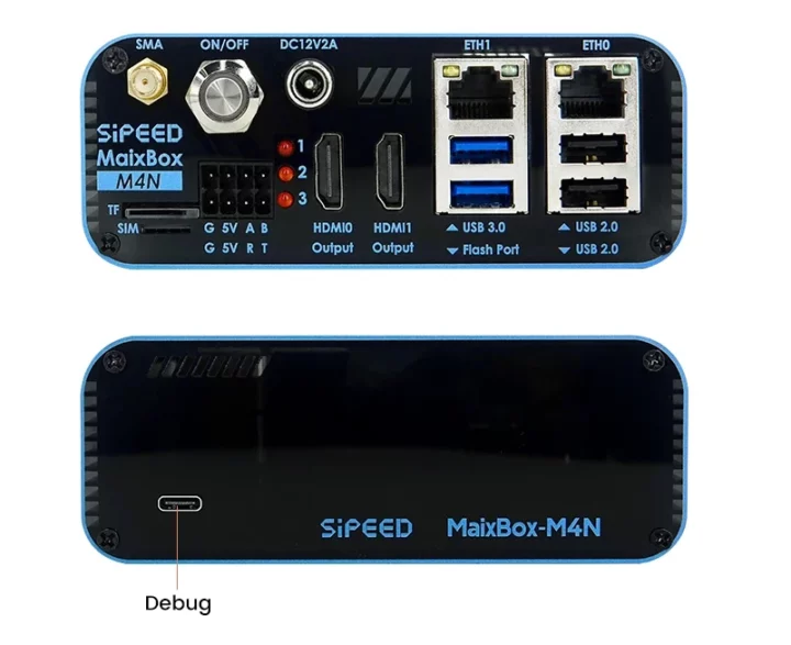 Sipeed MaixBox-M4N ports