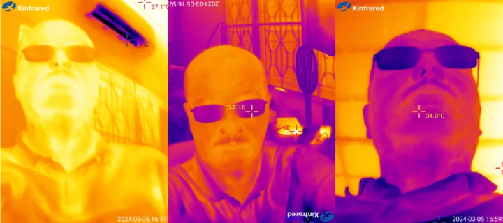 Thermal Imager Selfies