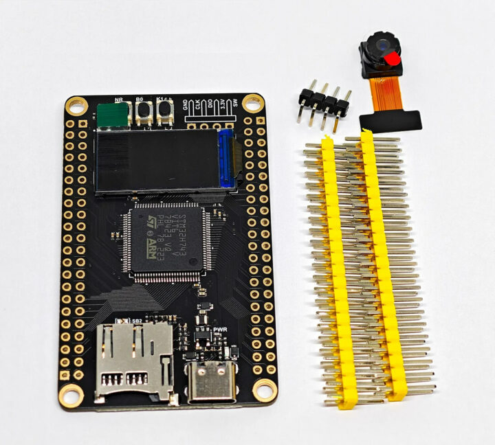 WeAct STM32H743 LCD camera development board