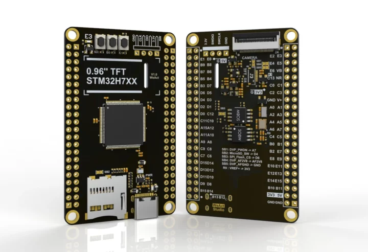 WeAct STM32H743 OpenMV compatible board