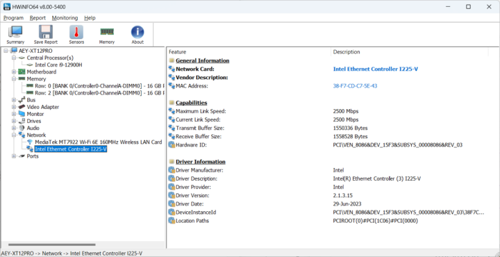 GEEKOM XT12 Pro 2.5Gbps Ethernet