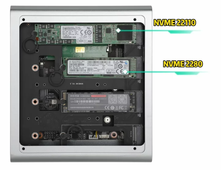 Maiyunda M1 with M.2 2280 and 22110 NVMe SSDs