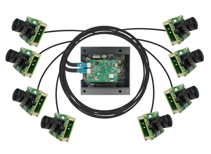 NVIDIA Jetson Orin Embedded computer 8 GMSL2 cameras