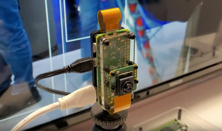 Raspberry Pi AI Camera Sony IMX500 at Embedded World 2024