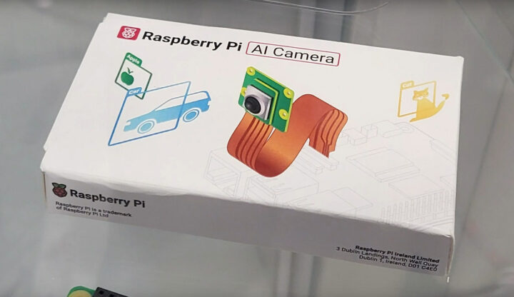 Raspberry Pi AI Camera package at Embedded World 2024