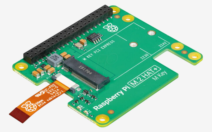 Raspberry Pi M.2 HAT+ M Key board