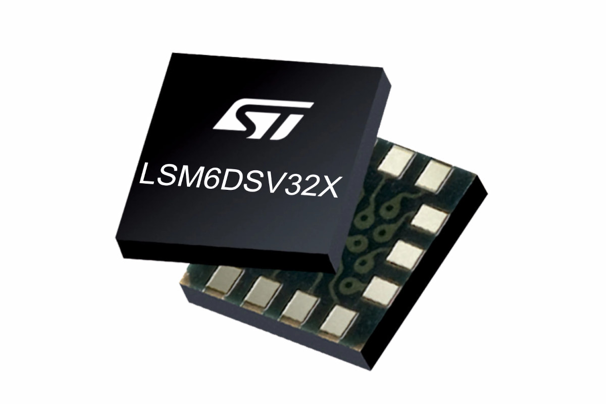 STMicro LSM6DSV32X AI motion sensor