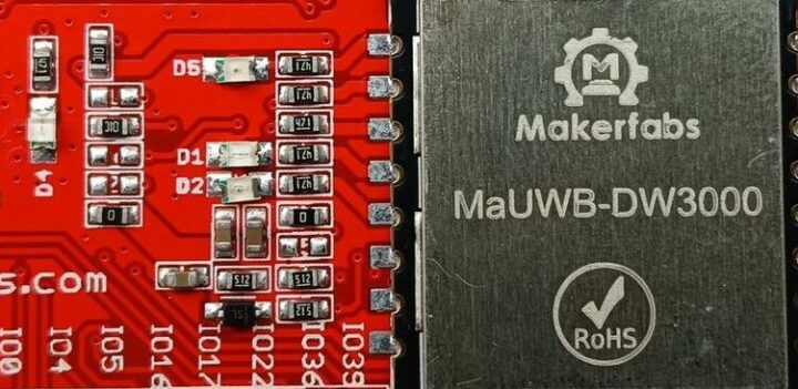 MaUWB DW3000 LED D2 soldering issue