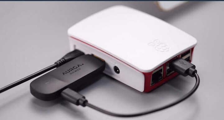 AURGA Viewer Raspberry Pi 3 control with tablet display