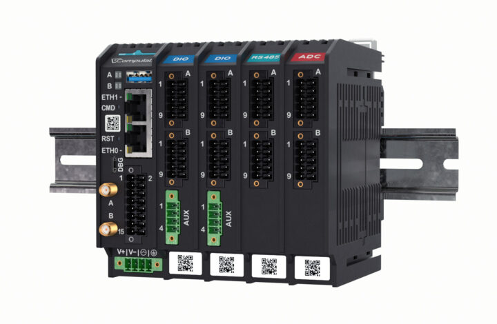 Compulab IOT-DIN-IMX8PLUS IoT gateway with IO modules