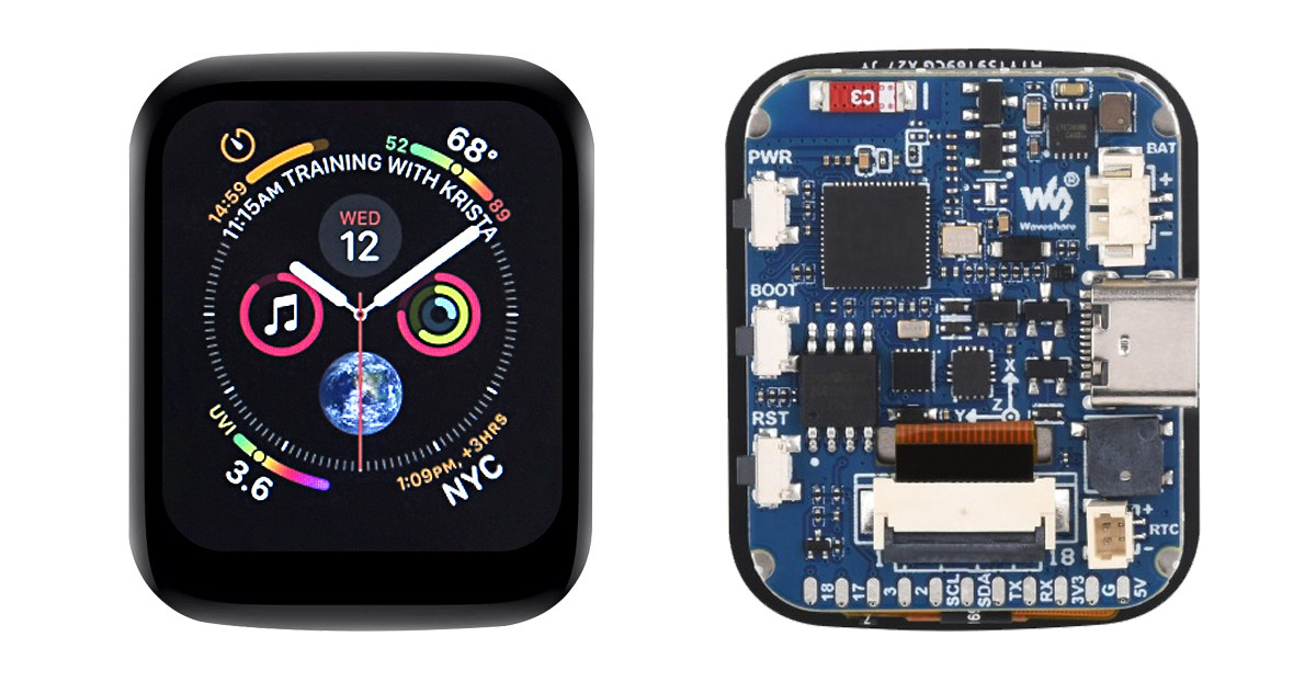 ESP32 S3 1.69 inch Touch Display Development Board with Wi FiBluetooth 5, Accelerometer & Gyroscope