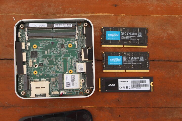 GEEKOM A8 motherboard AW-XB591NF WiFi 6E module