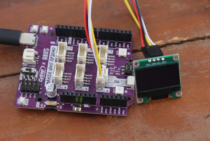 Grove port SSD1315 OLED I2C module