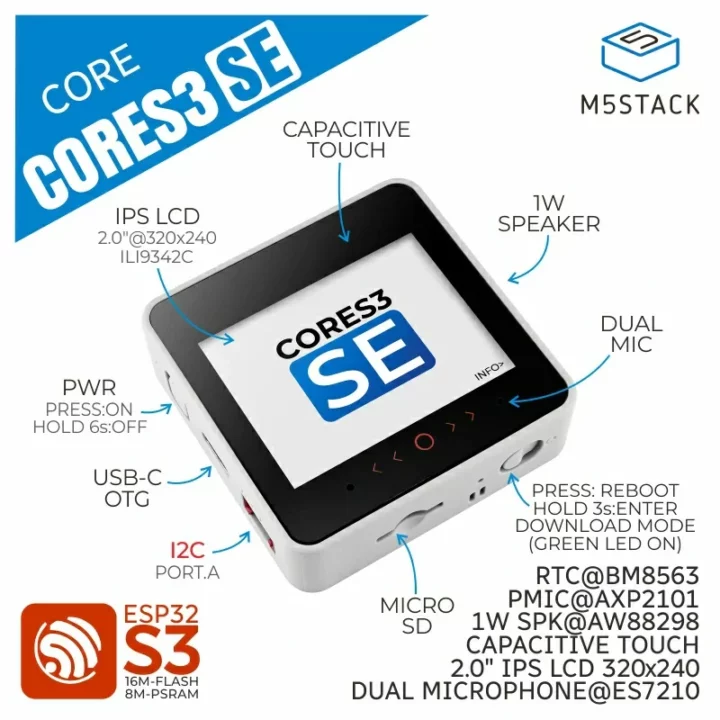 M5Stack CORES3 SE