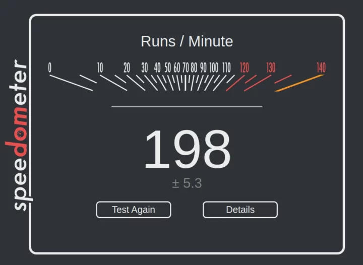 ODROID-H4 Plus Speedometer 2.0 Ubuntu Chrome