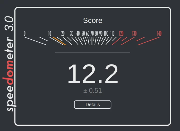 ODROID-H4 Plus Speedometer 3.0 Ubuntu Chrome