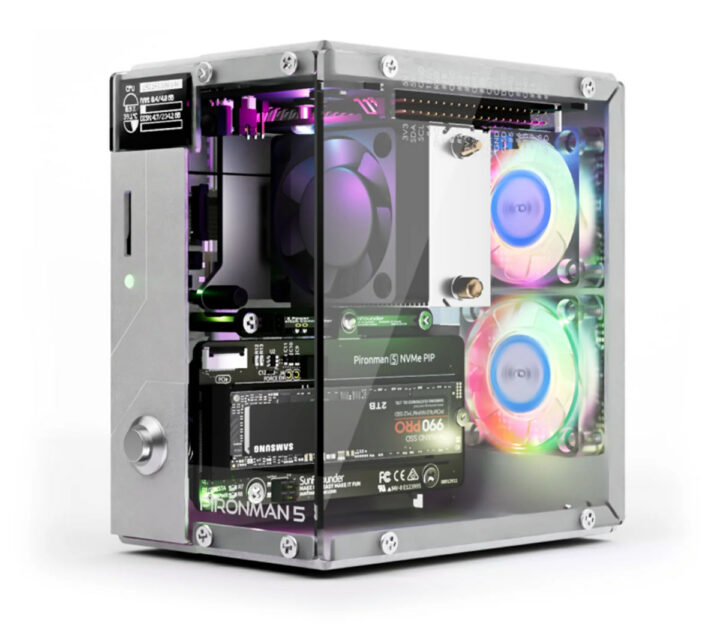 Pironman 5 Raspberry Pi 5 Tower PC