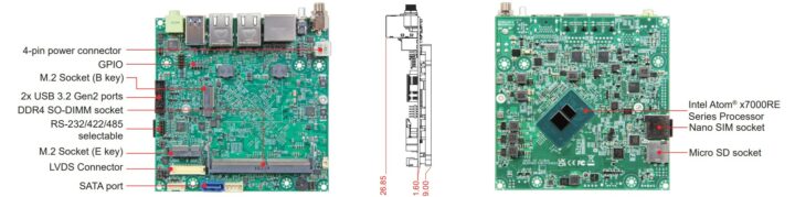 Portwell NANO 6064 ASL Nano ITX Board Specifications