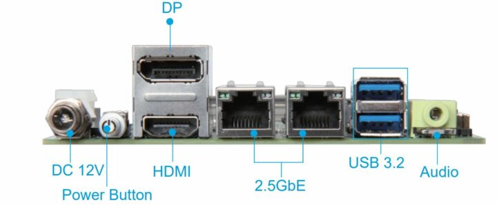 Portwell NANO-6064-ASL REAR/IO