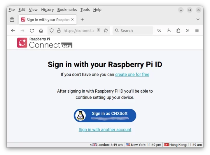 Raspberry Pi ID signin