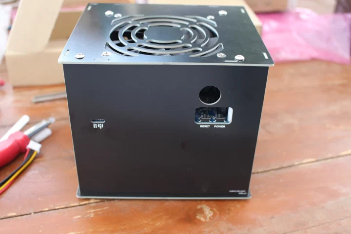 Type 3 Case LED Reset Power buttons