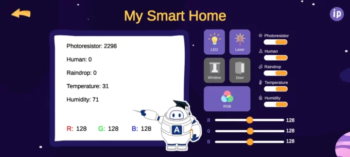 ACEBOTT Android QE007 WiFi control