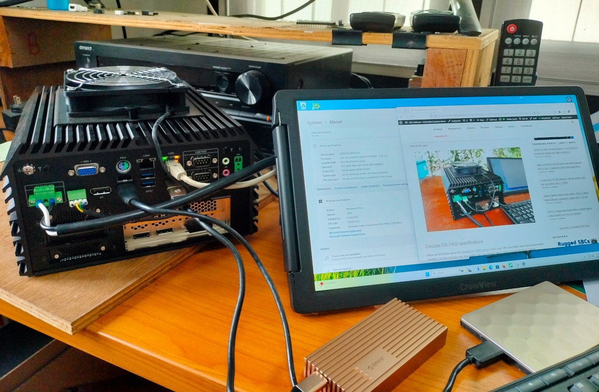 Cincoze DS-1402 Embedded Computer Review Windows 11
