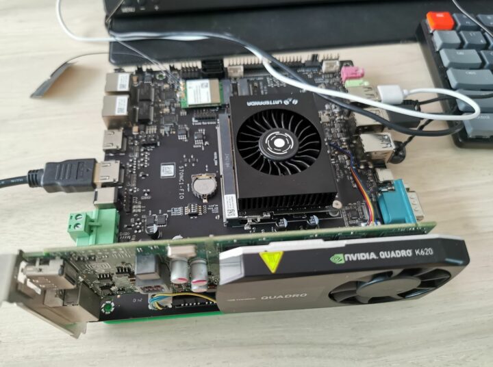 LattePanda Mu Full Function Carrier NVIDIA Quadro PCIe graphics card
