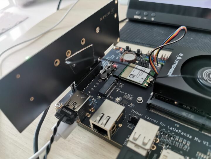 LattePanda Mu lite carrier m2 SSD test