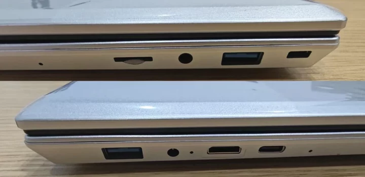 Lichee Book RISC-V laptop ports