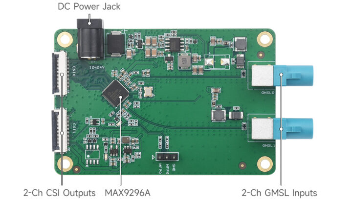 MAX9296 GMSL Camera Board details 3