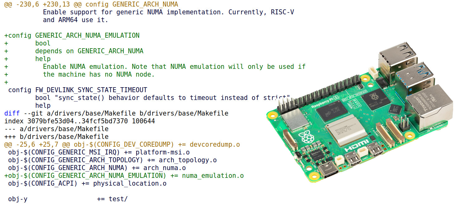 Raspberry Pi 5 NUMA emulation