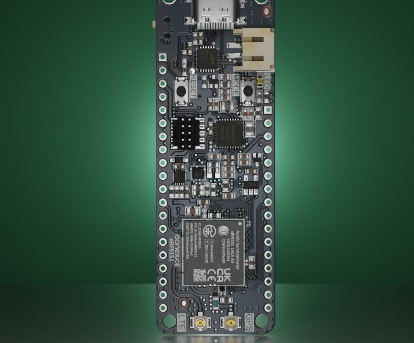 Conexio Stratus Pro nRF9151 devkit